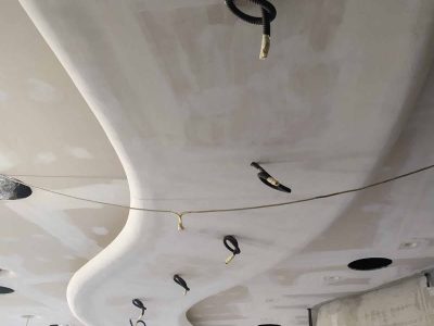 Controsoffitto curvo