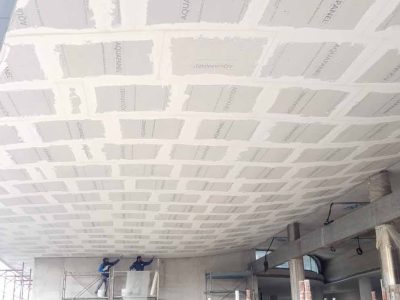 Controsoffitto aquapanel dopo