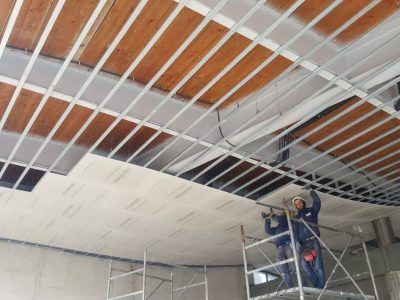 Controsoffitto aquapanel prima